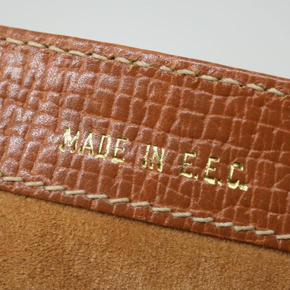 LOEWE Hand Bag Leather Brown Auth 71590 - Picture 12 of 16